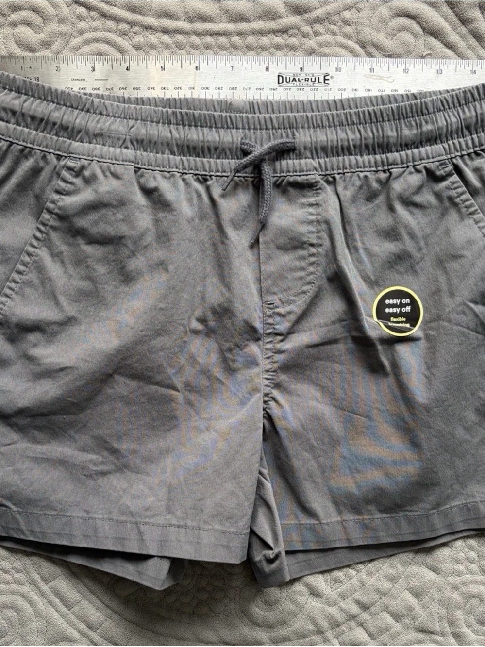 NWT art class Unisex Gray Pull-On Shorts XL 14 Easy On Easy Off Adaptive Casual